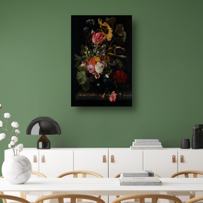 Boeket bloemen in een vaas - Maria van Oosterwyck Acrylglas