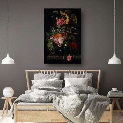 Boeket bloemen in een vaas - Maria van Oosterwyck Acrylglas