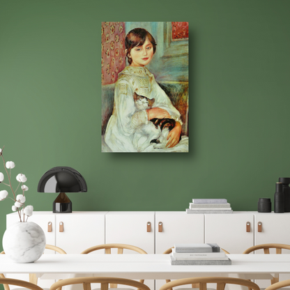 Julie Manet with Cat - Pierre-Auguste Renoir Acrylglas