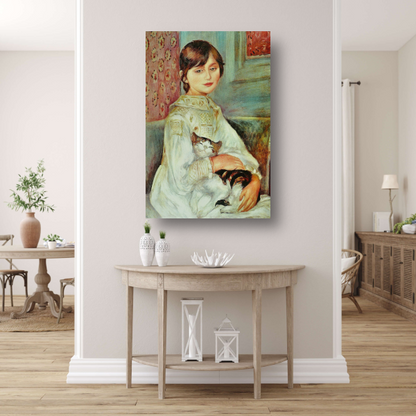 Julie Manet with Cat - Pierre-Auguste Renoir Acrylglas