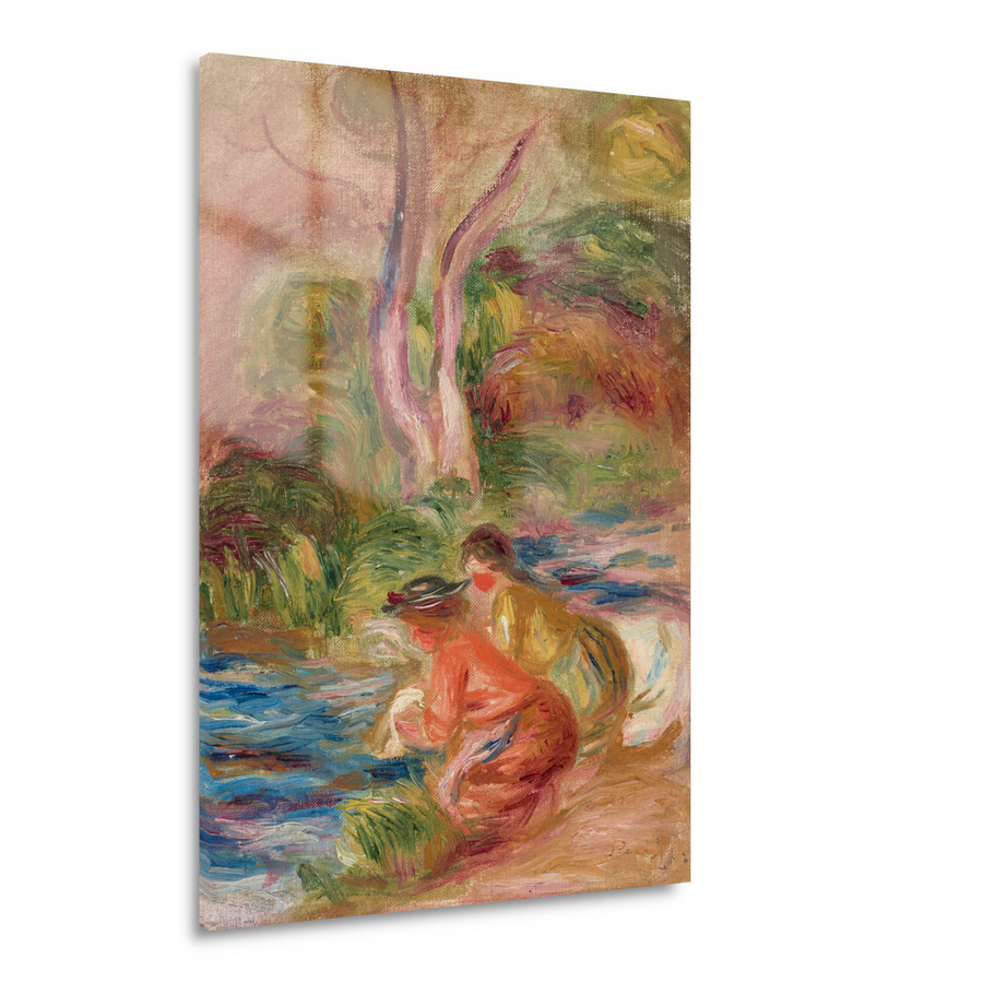 De wassers - Pierre-Auguste Renoir Acrylglas