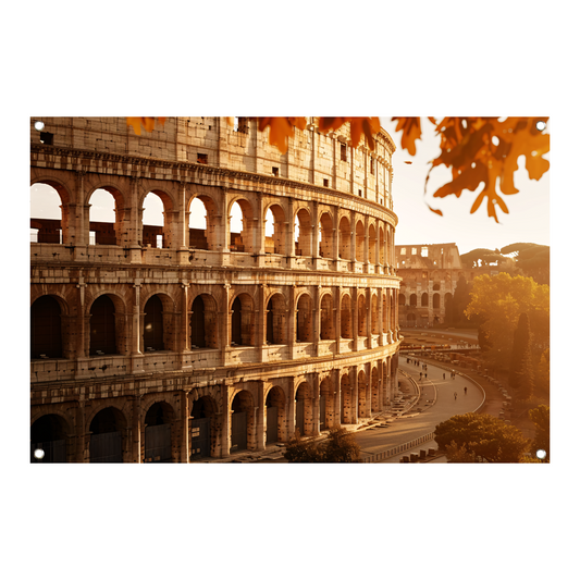 Colosseum herfstpracht tuinposter