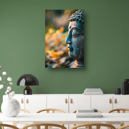 Portret van een Meditatieve Boeddha poster