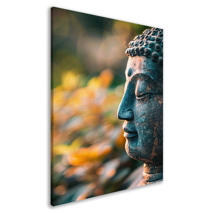 Portret van een Meditatieve Boeddha canvas