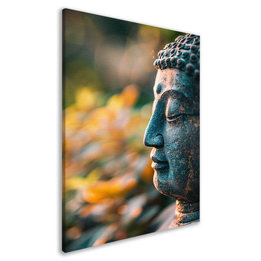 Portret van een Meditatieve Boeddha canvas