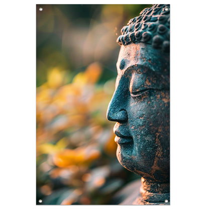 Portret van een Meditatieve Boeddha tuinposter