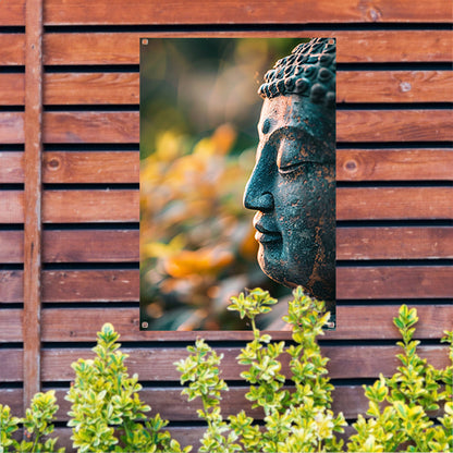 Portret van een Meditatieve Boeddha tuinposter