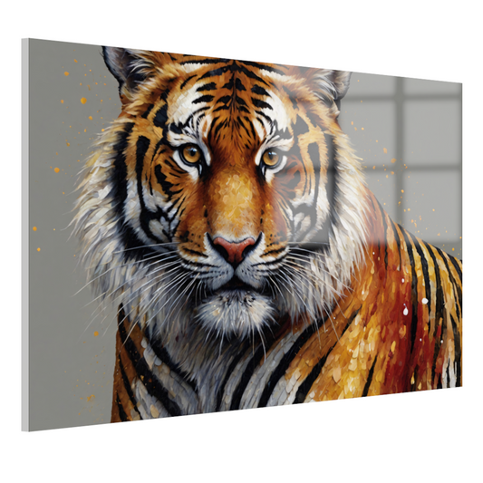 De Stille Kracht van de Elegante Tijger acrylglas