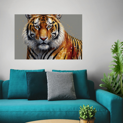 De Stille Kracht van de Elegante Tijger acrylglas