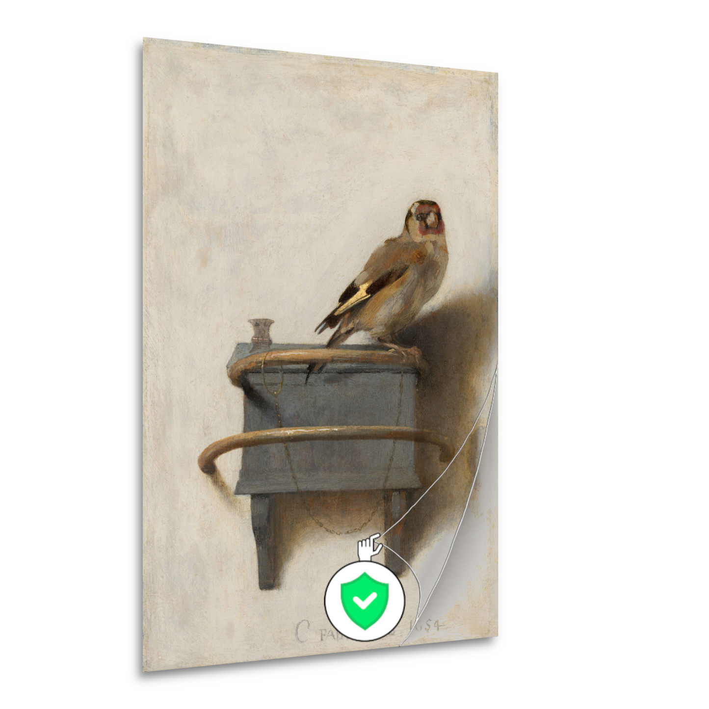Het Puttertje - Carel Fabritius poster