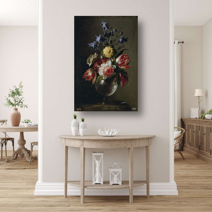Vaas met bloemen - Juan de Arellano poster