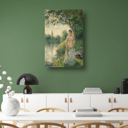 De bader - Camille Pissarro canvas
