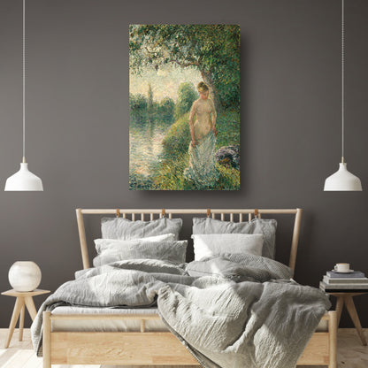 De bader - Camille Pissarro canvas
