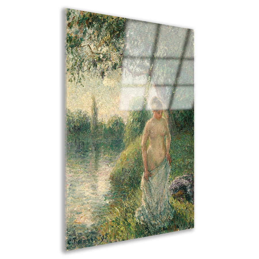 De bader - Camille Pissarro Acrylglas