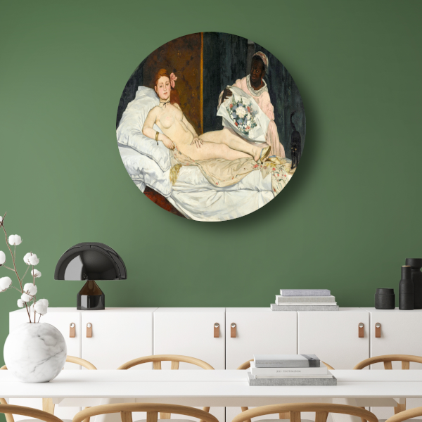 Olympia - Édouard Manet forex muurcirkel