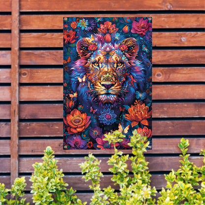 Zonnebloemen à la Van Gogh tuinposter