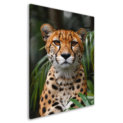 Portret van een Cheeta canvas