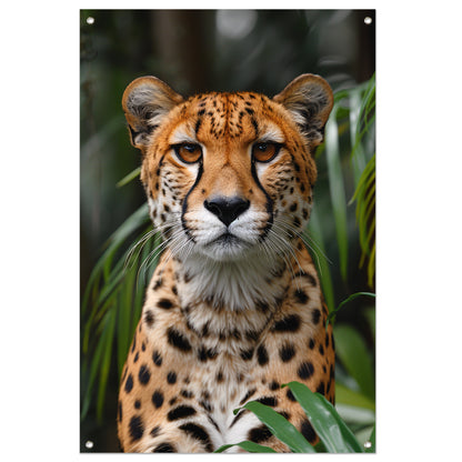 Portret van een Cheeta tuinposter