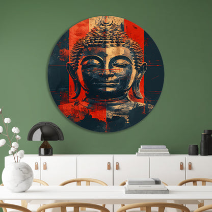 Modern Digitale Boeddha Kunst forex muurcirkel
