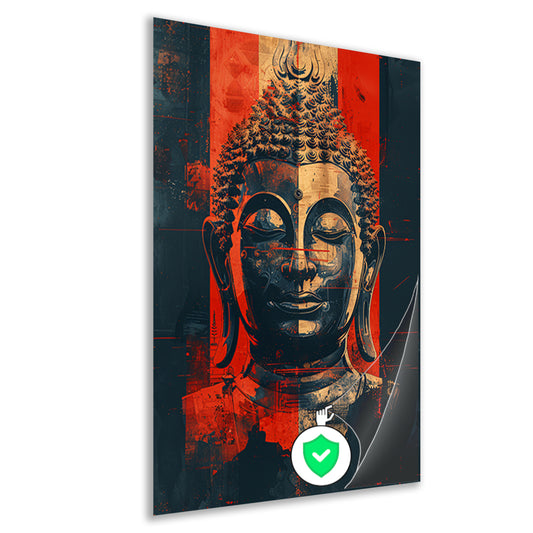 Modern Digitale Boeddha Kunst poster
