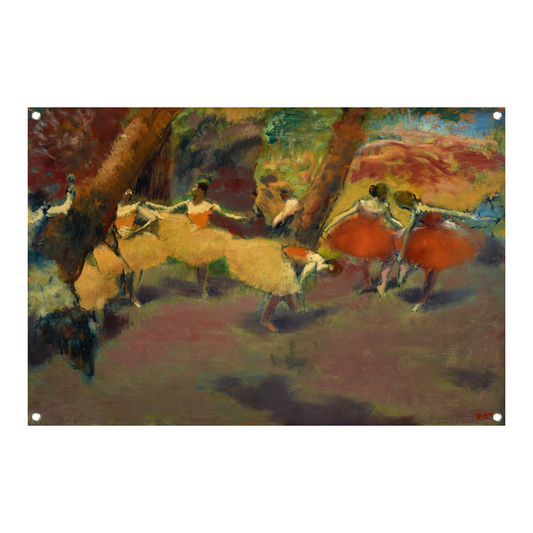 Vóór de voorstelling - Edgar Degas tuinposter