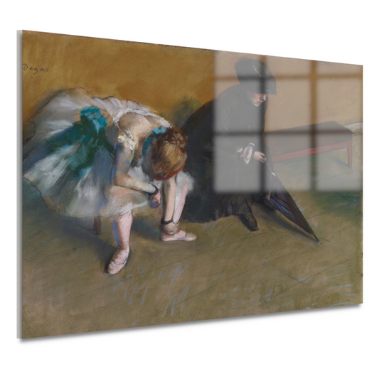 Wachten - Edgar Degas acrylglas