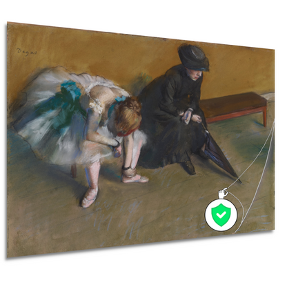 Wachten - Edgar Degas poster