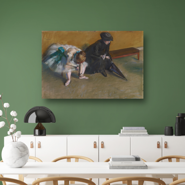 Wachten - Edgar Degas poster