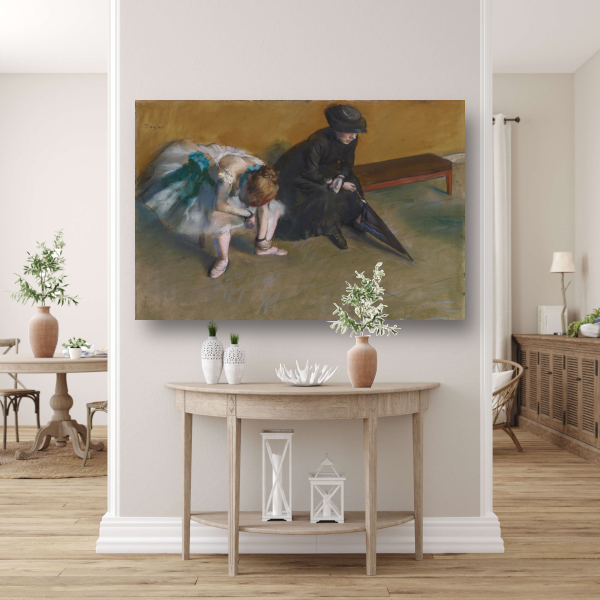 Wachten - Edgar Degas poster