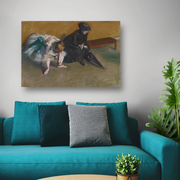 Wachten - Edgar Degas poster