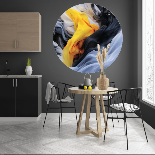 Wervelwind van Kleur en Emotie forex muurcirkel