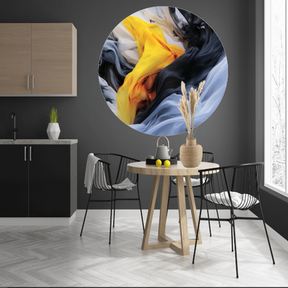 Wervelwind van Kleur en Emotie forex muurcirkel