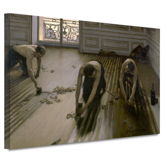 Parketschaafmachines - Gustave Caillebotte canvas