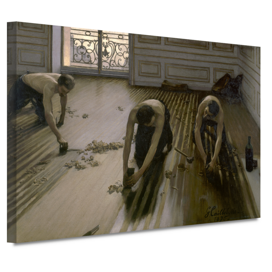 Parketschaafmachines - Gustave Caillebotte canvas