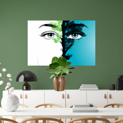 Fusie van Mens en Natuur acrylglas