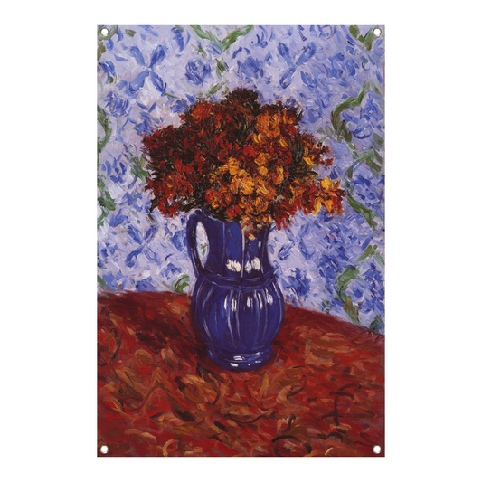 Chrysanthèmes dans un vase - Gustave Caillebotte tuinposter