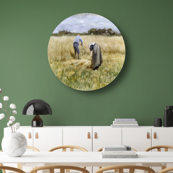 De maïsoogst - Anton Mauve forex muurcirkel