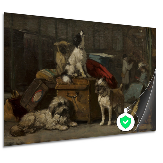 Op het platform - Henriëtte Ronner poster