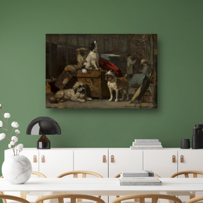 Op het platform - Henriëtte Ronner acrylglas