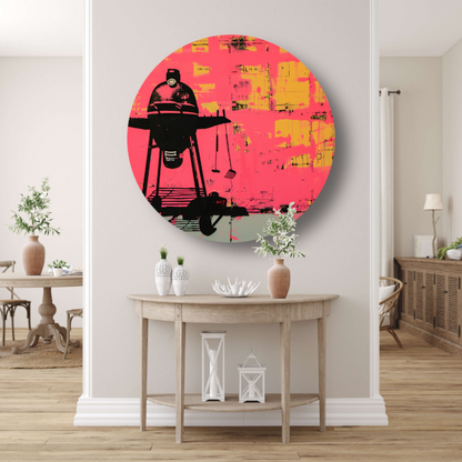 Roze Muur Barbecue forex muurcirkel