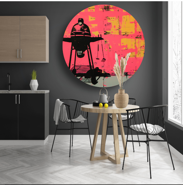 Roze Muur Barbecue forex muurcirkel