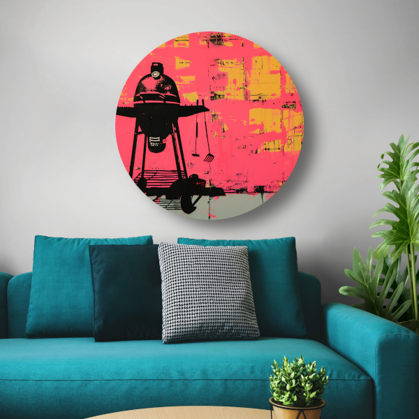Roze Muur Barbecue forex muurcirkel