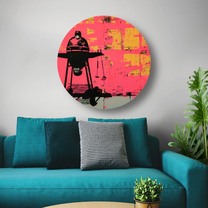 Roze Muur Barbecue forex muurcirkel