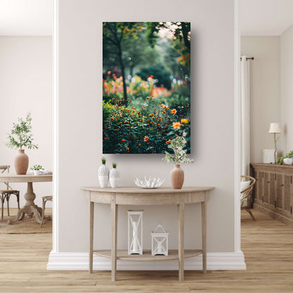 Kleurrijke Bloemenzee in Zachte Ochtendzon acrylglas