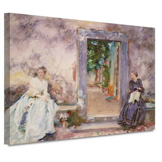 De Tuinmuur - John Singer Sargent canvas