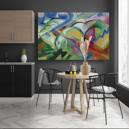 Het schaap - Franz Marc acrylglas