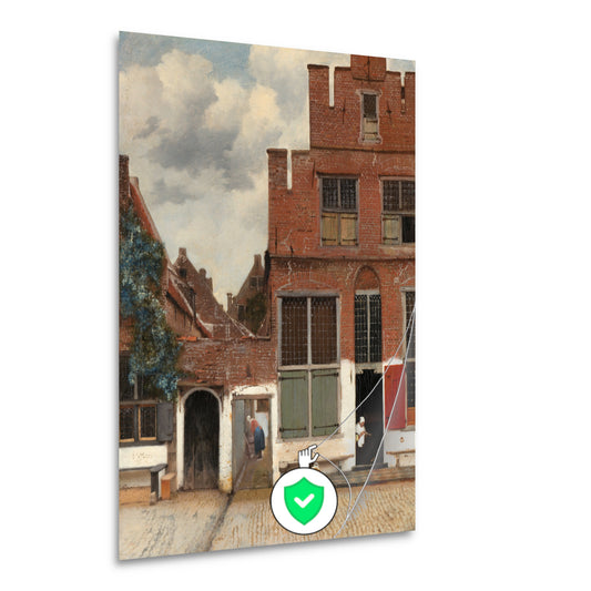 Het Straatje - Johannes Vermeer poster