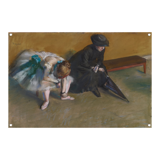 Wachten - Edgar Degas tuinposter