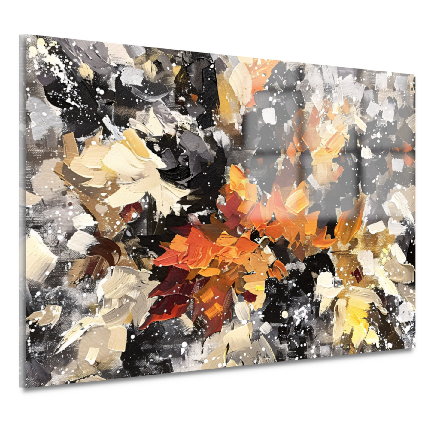 Eplosie van Kleur en Abstractie acrylglas