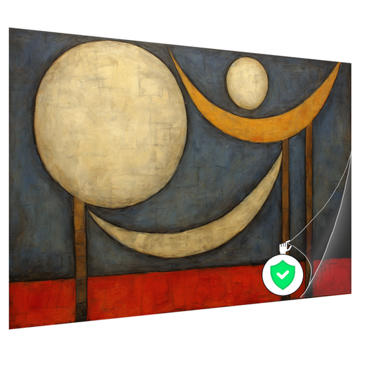 Abstracte Symfonie in Primaire Kleuren poster